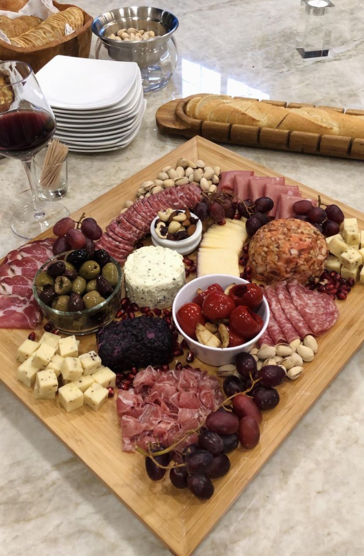 Meat & Cheese Charcuterie Board